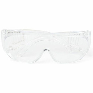 Medline Visitor Safety Glasses - Regular - Clear - Latex-free, Comfortable, Disposable - (MIINON24777V)