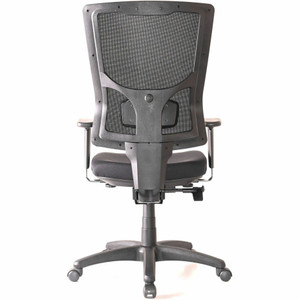 Lorell Conjure High-Back Office Chair - Fabric Seat Material - High Back - Black - Armrest