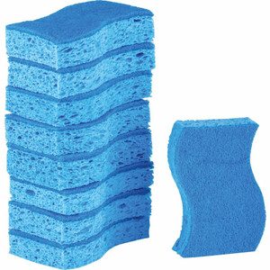 Scotch-Brite Non-Scratch Scrub Sponges - 0.7" Height x 4.2" Width x 2.7" Depth - 9/Pack - 5 / Carton
