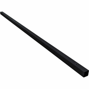 Lorell Invent Training Table Components - x 42" Width x 1" Depth x 1" Height x 1" Diameter - Powder Coated, Durable, Sturdy, Reinforced - Steel - Black