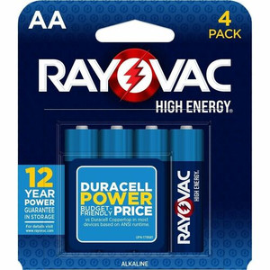 BATTERY;ALKA;HI ENRGY;AA;4PK