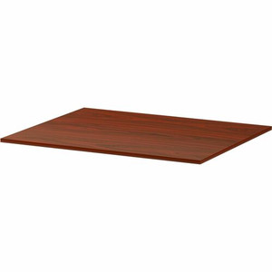 Lorell Essentials Modular Conference Tables - 1" Height x 59" Width x 47" Depth - Band Edge - Mahogany Table Top - Modular, Eco-friendly - For Meeting, Office