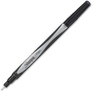 Sharpie Fine Point Pen - Fine Needle Pen Point - Black Ink - Gray, Black Barrel