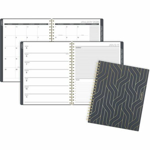 At-A-Glance Hera Weekly Monthly Planner - Weekly, Monthly - 12 Month - January 2026 to December 2026 - 1 Week Double Page Layout - Letter