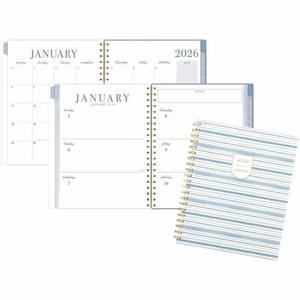 Cambridge Leah Bisch Weekly Monthly Planner - Weekly, Monthly - 12 Month - January 2026 to December 2026 - Letter - 8 1/2" x 11" Sheet Size - (AAGLB42905)