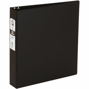 Avery Standard Binder, 1.5" Round Rings, Color May Vary (11778) - 1 1/2" Binder Capacity - Letter - 8 1/2" x 11" Sheet Size - 275 Sheet Capacity - 2 1/10" Spine Width - 3 x 1.50" Ring - AVE11778