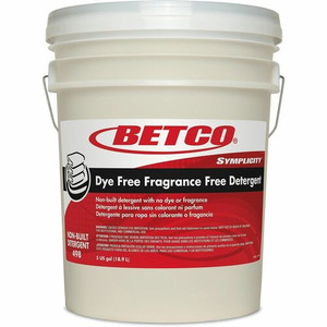 Betco Symplicity Dye/Fragrance-Free Detergent - For Fabric, Linen - Concentrate - BET4987800