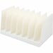 Business Source 6-slot Inclined Desk Step Sorter - 6 Compartment(s) - 6.50" Height x 8" Width x 7.75" Depth - Desktop, Desk - White