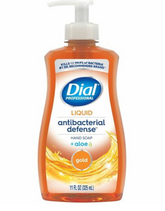 Dial Professional Antibacterial Defense Liquid Hand Soap - Fresh Scent, Aloe Vera Scent - Pump Dispenser - Bacteria Remover - Hand, Household, Skin - Antibacterial