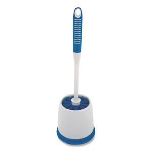 Impact Products Toilet Bowl Brush - 4" Polyethylene Terephthalate (PET) Bristle - 10.50" Handle Length x 1" Handle Diameter - IMPT000200
