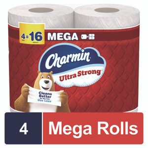 Charmin Mega Roll Bath Tissue - 2 Ply - Mega - 200 Sheets/Roll - White