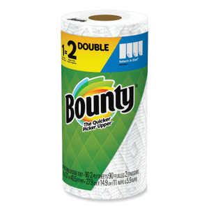 Bounty Select-A-Size Paper Towels - 2 Ply - Diamond Texture - Green - PaperRoll - 82/Roll - (PGC15708)