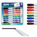 Expo Eraser Cap Fine Magnetic Dry Erase Markers - Fine Marker Point - Erasable - Assorted Ink/
