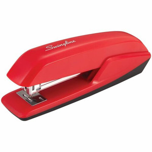 Swingline 545 Standard Desktop Stapler - Staples Upto 20 Sheet - Rio Red