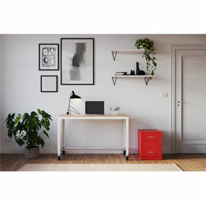 NuSparc File Cabinet - 14.2" Width x 18" Depth x 19" Height - 2 x Drawer(s) for File, Box