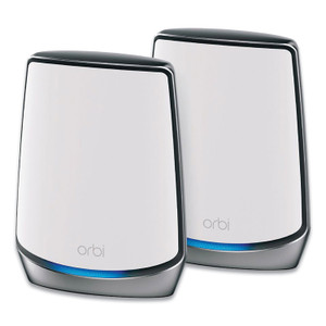 NETGEAR Orbi Whole Home AX6000 Mesh Wi-Fi System, 4 Ports, Tri-Band 2.4 GHz/5 GHz View Product Image