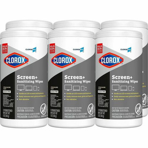Clorox Screen + Sanitizing Wipes - CLO60724CT