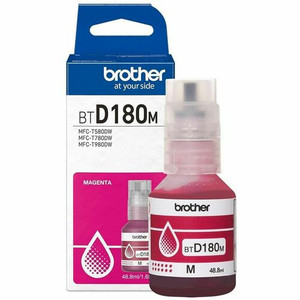 Brother Genuine BTD180M High Yield Magenta Ink Bottle - BRTBTD180MS
