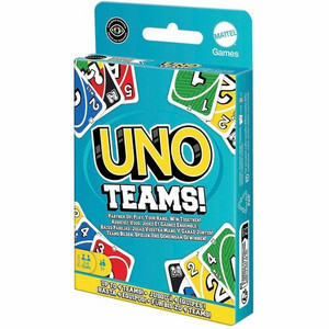 UNO Teams Card Game For Family Nights, Game Nights, Travel, Camping & Parties - MTTHXT58