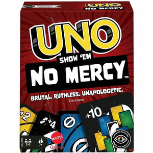 UNO Show 'Em No Mercy Card Game For Kids, Adults & Family Night, Parties And Travel - MTTHWV18