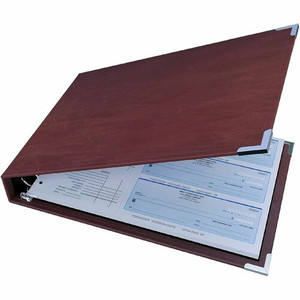 Davis Group Premium 3-Up Business Checkbook Binder - DGC3UPAM08