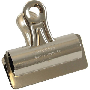Elmer's Grip Bulldog Clips - No. 4 - 3" Width - 1" Size Capacity - for Home, Office - Strong, Durable, Lightweight, Heavy Duty