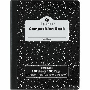 Sparco Business Source Quadrille Ruled Composition Notebook - SPR20957CT