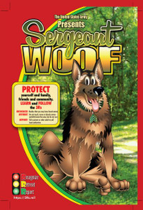 POSTER, SGT. WOOF, 11X17 ENGLISH