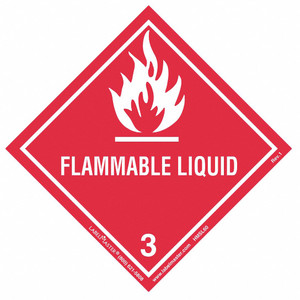 LABEL - FLAMMABLE LIQUID 500/RL