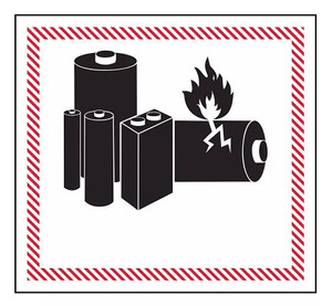 LABELS - LITHIUM BATTERY HANDLING - 500/RL