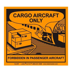 LABEL - CARGO AIRCRAFT ONLY- 500/RL