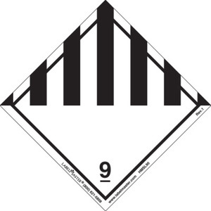 LABEL - MISC DANGEROUS GOODS 4 x 4" - 500/RL