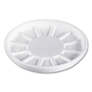 Dart Vented Foam Lids, Fits 6 oz to 32 oz Cups, White, 50 Pack, 10 Packs/Carton (DCC20RL) View Product Image