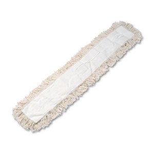 MOP HEAD DUST COTTON LAUNDERABLE NATURAL 5" X 48" - 7920008510141