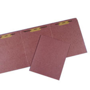 FOLDER FILE TRI-FOLD HEAVY DUTY WITH FASTENERS RED LTR - 7530007078406