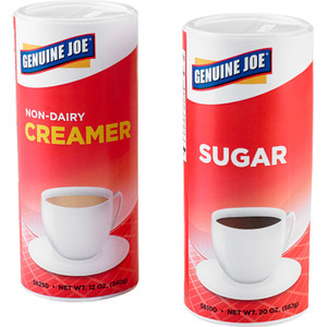 Genuine Joe NonDairy Creamer, Powdered, Canister, 12 oz., 3/PK (GJO56250) View Product Image