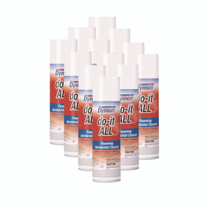 Dymon do-it-ALL Germicidal Foaming Cleaner, 18 oz Aerosol Spray, 12/Carton