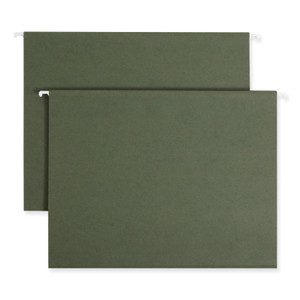 Smead Hanging Folders, Letter Size, Standard Green, 25/Box