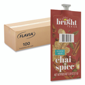 FLAVIA The Bright Tea Co. Chai Spice Black Tea Freshpack, 100/Carton