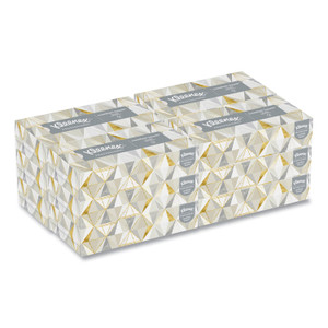 Kleenex White Facial Tissue for Business, 2-Ply, 125 Sheets/Box, 12 Boxes/Carton