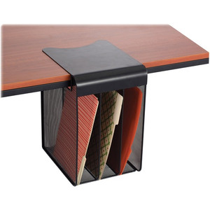 Safco Onyx Vertical Hanging Storage Organizer - 3 Compartment(s) - (SAF3243BL)