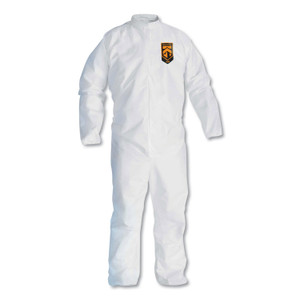 KleenGuard A30 Elastic-Back Coveralls, White, X-Large, 25/Carton View Product Image