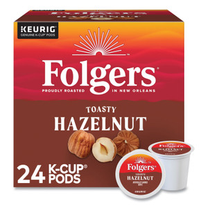 Folgers Toasty Hazelnut Coffee K-Cups, 24/Box (GMT0162) View Product Image