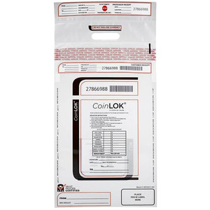Controltek Coinlok Plastic Coin Bags (CNK585407) View Product Image
