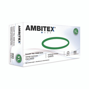AMBITEX EconoFit Plus Powder-Free Polyethylene Gloves, X-Large, Clear, 200/Pack, 10 Packs/Carton AMBITEX EconoFit Plus Powder-Free Polyethylene Gloves, X-Large, Clear, 200/Pack, 10 Packs/Carton