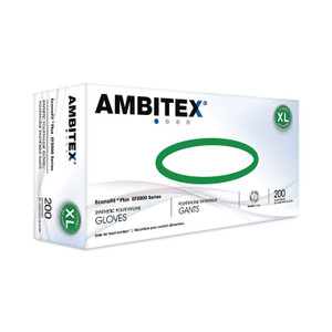 AMBITEX EconoFit Plus Powder-Free Polyethylene Gloves, X-Large, Clear, 200/Pack, 10 Packs/Carton (TXIEFXL2000) View Product Image