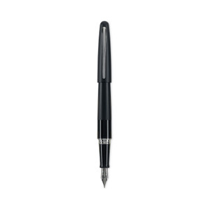 Pilot MR Metropolitan Collection Fountain Pen, Medium 1 mm, Black Ink, Black Barrel