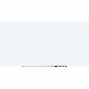 Lorell Magnetic Dry-Erase Glass Board - 72" (6 ft) Width x 36" (3 ft) Height - White Glass Surface - Rectangle - Magnetic - Stain Resistant, Ghost Resistant, Smooth Writing