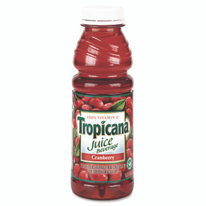 Tropicana Juice Beverage, Cranberry, 15.2oz Bottle, 12/Carton