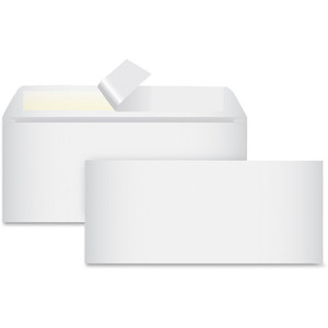 Business Source No. 10 Peel-to-seal Envelopes - Business - #10 - 4 1/8" Width x 9 1/2" Length - 24 lb - Peel & Seal